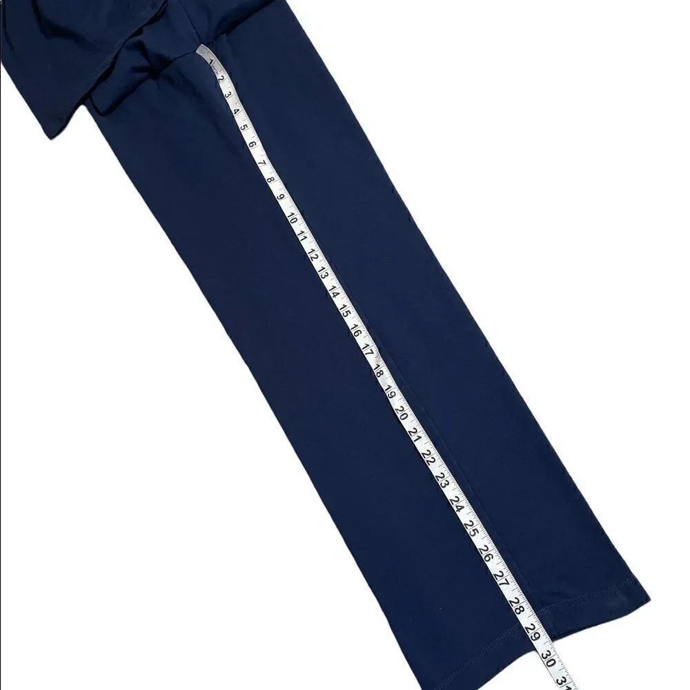 Blue Drawstring Sweat Pants - Straight leg - Picture 4 of 6